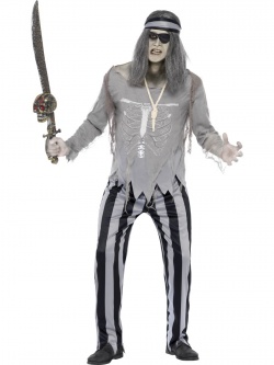 Kostým Zombie pirát - loupežník