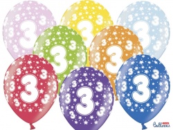 Balónek s číslem 2 - 1 ks