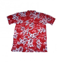 Havajská košile - červená